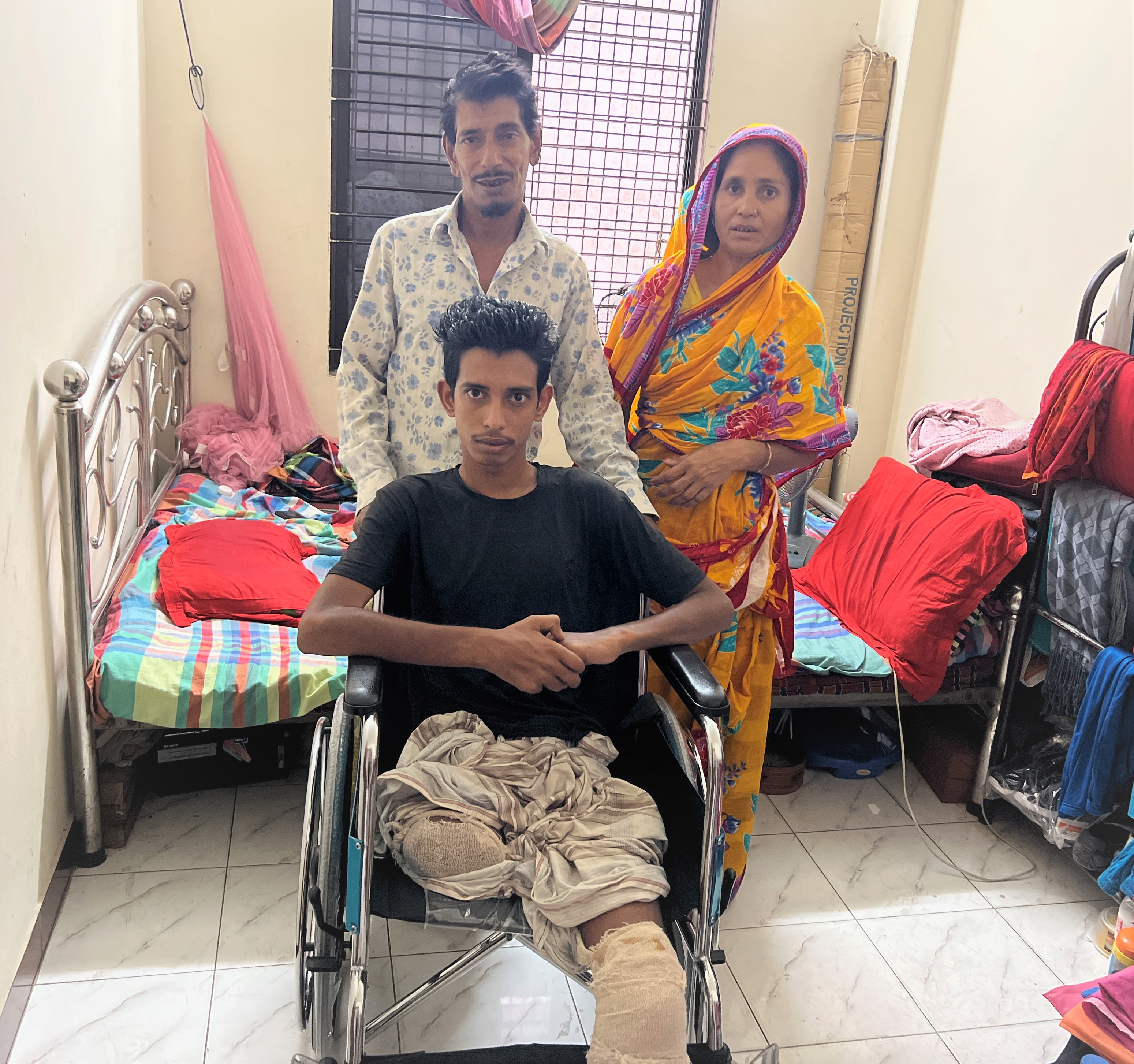 Wheelchair brings a smile to Bappy's family- Mastulaid patient:49